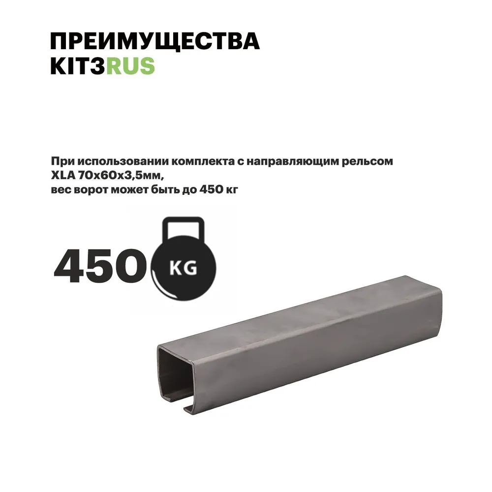 Комплект роликов для откатных ворот Home Gate KIT3NEW с пластиковыми накладками до 400 кг. — изображение 2